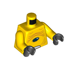 LEGO Yellow Torso with Black Stone (973 / 76382)