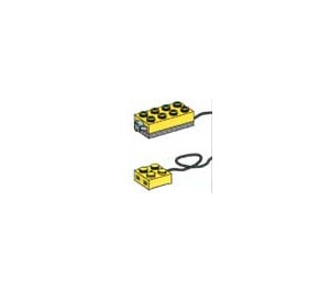 LEGO Jaune Touch Sensor avec Fil Lead