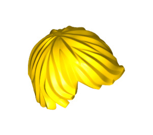 LEGO Geel Tousled Haar naar Links geveegd (18226 / 87991)