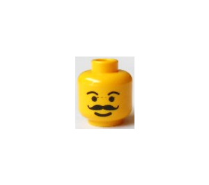 LEGO Gelb Town Kopf (Sicherheitsbolzen) (3626)
