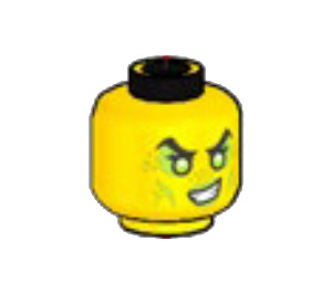 LEGO Yellow Tox Head (Recessed Solid Stud) (3274)