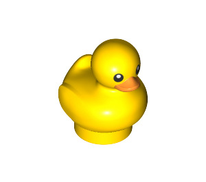 LEGO Gelb Spielzeug-Ente mit Orangefarbener Schnabel mit Augen (49661 / 58039)
