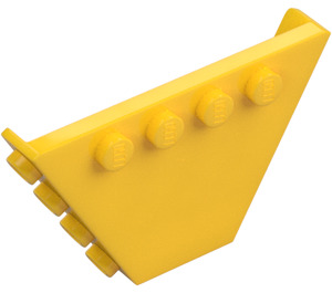 LEGO Gelb Trapezoid Tipper Ende 6 x 4 mit Noppen (30022)