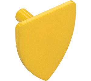 LEGO Yellow Triangular Shield (Short) (3846)