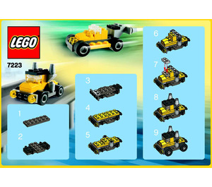 LEGO Yellow Truck (Polybag) 7223-1 Instructies