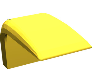 LEGO Yellow Vehicle Roof 4 x 7.5 x 3.667