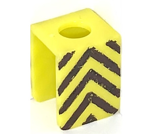 LEGO Gul Väst med Svart Chevrons (3840)