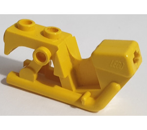 LEGO Yellow Vintage Motorcycle Frame & Body