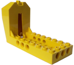 LEGO Yellow Wagon Bottom 4 x 10 x 5 (30627)
