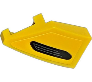 LEGO Giallo Cuneo 1 x 2 Destra con Aria Vent Destra Adesivo (29119)