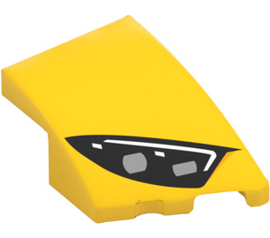 LEGO Żółty Klin 2 x 3 Prawo z Headlights (80178)