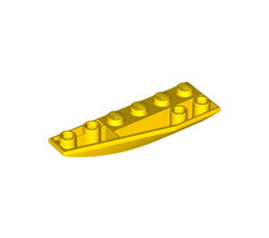 LEGO Geel Wig 2 x 6 Dubbele Omgekeerd Links (41765)