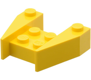 LEGO Жълто Клин 3 x 4 без вдлъбнатини (2399)