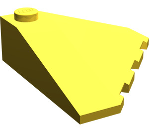 LEGO Yellow Wedge 4 x 4 (18°) Corner (43708)