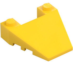 LEGO Gul Kile 4 x 4 med knottskår (93348)