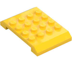 LEGO Yellow Wedge 4 x 6 x 0.7 Double (32739)