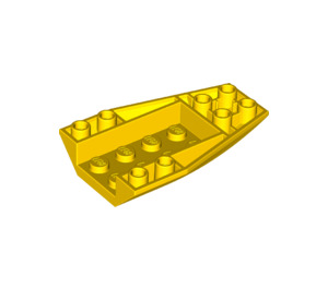 LEGO Yellow Wedge 6 x 4 Triple Curved Inverted (43713)