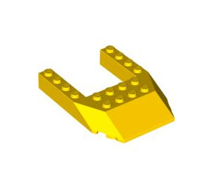 LEGO Gul Kile 6 x 8 med Skåret ud (32084)