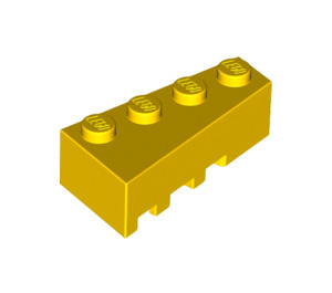 LEGO Yellow Wedge Brick 2 x 4 Right (41767)