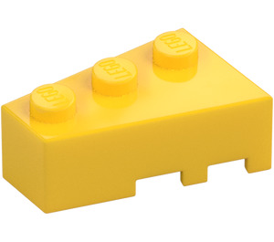 LEGO Amarillo Cuña Ladrillo 3 x 2 Izquierda (6565)