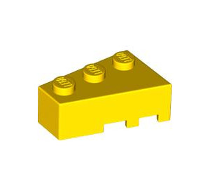 LEGO Jaune Coin Brique 3 x 2 La gauche (6565)
