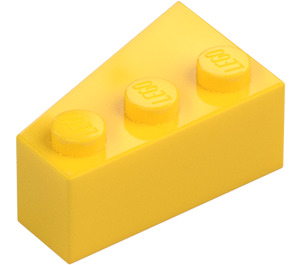 LEGO Geel Wig Steen 3 x 2 Rechts (6564)