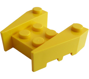 LEGO Yellow Wedge Brick 3 x 4 with Stud Notches (50373)