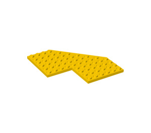 LEGO Yellow Wedge Plate 10 x 10 with Cutout (2401)