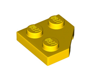 LEGO Jaune Coin assiette 2 x 2 Cut Coin (26601)