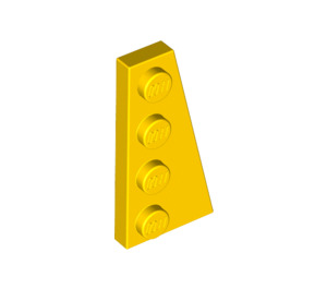LEGO Jaune Coin assiette 2 x 4 Aile Droite (41769)