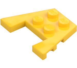 LEGO Geel Wig Plaat 3 x 4 met noppen (28842 / 48183)