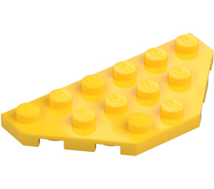 LEGO Žlutá Klín Deska 3 x 6 s 45º Rohy (2419 / 43127)