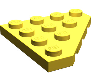 LEGO Geel Wig Plaat 4 x 4 Hoek (30503)