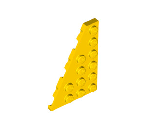 LEGO Geel Wig Plaat 4 x 6 Vleugel Links (48208)