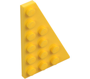 LEGO Gul Kil Platta 4 x 6 Vinge Höger (48205)