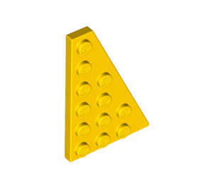 LEGO Gelb Keil Platte 4 x 6 Flügel Recht (48205)