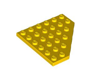 LEGO Geel Wig Plaat 6 x 6 Hoek (6106)