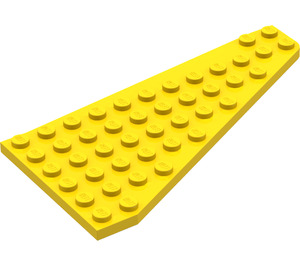 LEGO Geel Wig Plaat 7 x 12 Vleugel Links (3586)