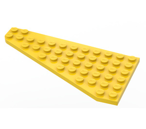 LEGO Yellow Wedge Plate 7 x 12 Wing Right (3585)