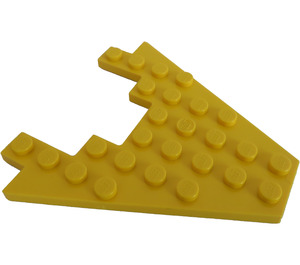 LEGO Yellow Wedge Plate 8 x 8 with 3 x 4 Cutout (6104)