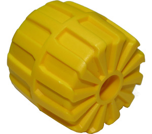 LEGO Geel Wiel Hard-Plastic Medium (2593)