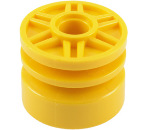 LEGO Yellow Wheel Rim Ø18 x 14 with Axle Hole (55982)