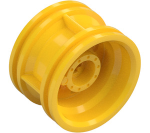 LEGO Yellow Wheel Rim Ø30 x 20 with No Pinholes, with Reinforced Rim (56145)