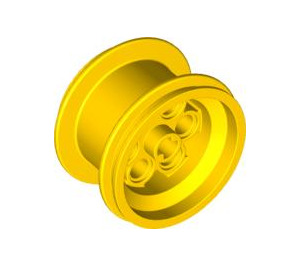 LEGO Yellow Wheel Rim Ø36.8 x 26 VR (6595 / 23243)