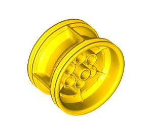 LEGO Yellow Wheel Rim Ø43.2 x 26 with 6 Pinholes (51488 / 56908)