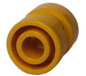 LEGO Yellow Wheel Rim 8mm x 9mm (Round Hole) (30027)
