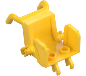 LEGO Amarillo Wheelchair con Pin Axles (80440)