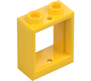 LEGO Geel Raamkozijn 1 x 2 x 2 (60592 / 79128)