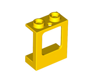 LEGO Gelb Fenster Rahmen 1 x 2 x 2 mit 1 Loch unten (60032)