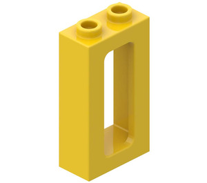 LEGO Geel Venster Kader 1 x 2 x 3 (3233 / 4035)